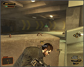 A second possibility is to use the right door on level 1 #1 leading to the main are of the underground parking - (5) Peaceful solution: Going through the Harvesters hideout - Find Vasili Sevchenkos GPL Device - Deus Ex: Human Revolution Game Guide