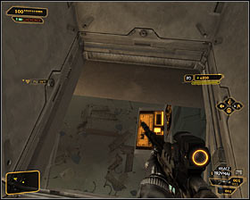 After breaking the wall quickly enter the air vent #1 - (5) Peaceful solution: Going through the Harvesters hideout - Find Vasili Sevchenkos GPL Device - Deus Ex: Human Revolution Game Guide