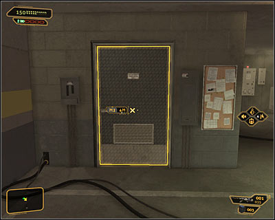 Whichever path you have chosen, you need to get to the door marked by the game, in the southwestern part of level -2 (screen above) - (5) Peaceful solution: Going through the Harvesters hideout - Find Vasili Sevchenkos GPL Device - Deus Ex: Human Revolution Game Guide