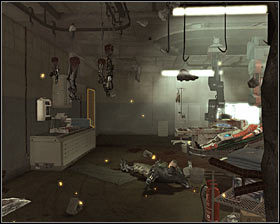 Stay on level -2 an plan your further actions - (5) Aggressive solution: Going through the Harvesters hideout - Find Vasili Sevchenkos GPL Device - Deus Ex: Human Revolution Game Guide