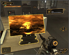 I suggest start exploring the hideout on level -1 - (1) Leaving the Harvesters hideout - Stowing Away - Deus Ex: Human Revolution Game Guide