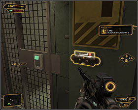 Breaking down this wall is rewarded with getting to the small cell with a weapon upgrade and an e-book #2 - (1) Leaving the Harvesters hideout - Stowing Away - Deus Ex: Human Revolution Game Guide