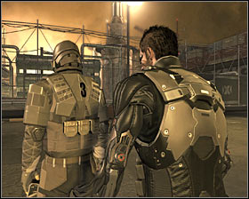 By opening the gate youll probably alarm one of the local guards #1 - (3) Getting into the port area - Stowing Away - Deus Ex: Human Revolution Game Guide