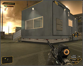 3 - (4) Peaceful solution: Retrieving the package from the shed - Stowing Away - Deus Ex: Human Revolution Game Guide