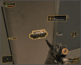 After using the camouflage, you can enter the building in two ways - (4) Peaceful solution: Retrieving the package from the shed - Stowing Away - Deus Ex: Human Revolution Game Guide