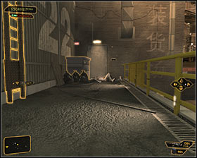 11 - (5) Peaceful solution: Getting inside the port warehouse - Stowing Away - Deus Ex: Human Revolution Game Guide
