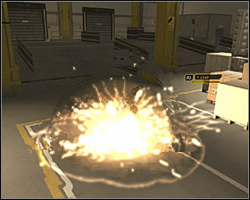 After breaking the window on the roof you can act in two ways - (5) Aggressive solution: Getting inside the port warehouse - Stowing Away - Deus Ex: Human Revolution Game Guide