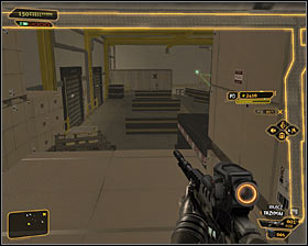 If you have chosen a route through air vents #1, then after getting to the exit #2 youll find yourself in the southern part of the warehouse - (6) Peaceful solution: Getting to the administrator Wangs office - Stowing Away - Deus Ex: Human Revolution Game Guide