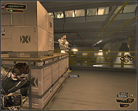 If youve crossed the door on the balcony patrolled by a sniper (level 4), it is worth to explore adjacent rooms - youll find a weapon upgrade on one of the shelves #1 - (6) Peaceful solution: Getting to the administrator Wangs office - Stowing Away - Deus Ex: Human Revolution Game Guide