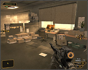 4 - (6) Aggressive solution: Getting to the administrator Wangs office - Stowing Away - Deus Ex: Human Revolution Game Guide