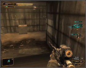 It is better to attack terrorists by a surprise and to do so, I suggest heading to the eastern stairs leading to lower level #1 - Corporate Warfare - Side quests - Deus Ex: Human Revolution Game Guide