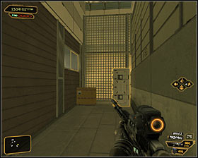 An alternative way to get inside the security building is to use one of the windows - (2) Disabling the signal jammer - Rescuing Megan and Her Team - Deus Ex: Human Revolution Game Guide