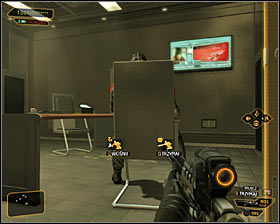 There are two guards inside the security building and it would be good to stun then - (2) Disabling the signal jammer - Rescuing Megan and Her Team - Deus Ex: Human Revolution Game Guide