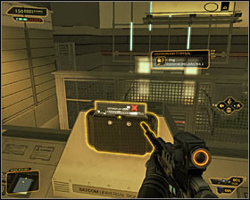 Now look for a ladder #1 which leads to the upper control panel - (2) Disabling the signal jammer - Rescuing Megan and Her Team - Deus Ex: Human Revolution Game Guide