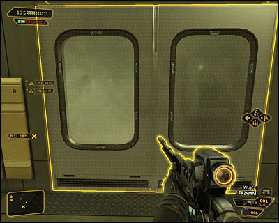 Whether you chose a lift ride or you got through to the morgue, you have to start exploring a Bio-Mech Lab building basement - (3) Peaceful solution: Finding Declan Faherty - Rescuing Megan and Her Team - Deus Ex: Human Revolution Game Guide