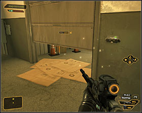 You can now explore this area carefully - (6) Aggressive solution: Uploading a virus to the security computer - Rescuing Megan and Her Team - Deus Ex: Human Revolution Game Guide