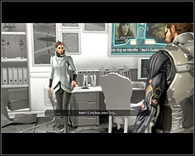 Now you can move to the eastern corridor #1, and after few moments turn north - (9) Finding Megan Reed - Rescuing Megan and Her Team - Deus Ex: Human Revolution Game Guide