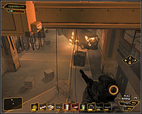 Use the fact that the conditioner is off and move north, finding an entrance to the air vent #1 - (1) Getting inside the station - Shutting Down Darrows Signal - Deus Ex: Human Revolution Game Guide