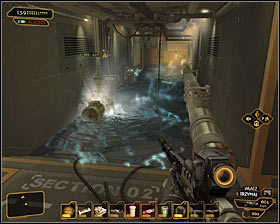 If you cant use the upper passage or you do not want to use it, youll have to get through lower corridors - (1) Getting inside the station - Shutting Down Darrows Signal - Deus Ex: Human Revolution Game Guide