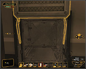 Before using the stairs make sure that an insane civilian who patrols an upper balcony doesnt look at your direction - (5) Crossing through the station - Shutting Down Darrows Signal - Deus Ex: Human Revolution Game Guide