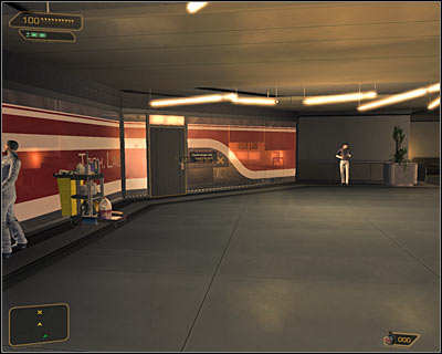 You start exploration of Sarif Industries headquarters at the first level (its worth taking a moment to review map, which is activated by default with M key) - (1) Meeting Pritchard | Back in the Saddle - Back in the Saddle - Deus Ex: Human Revolution Game Guide