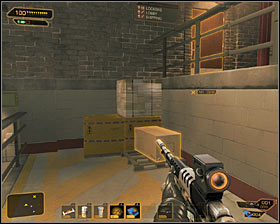 2 - (3) Peaceful option: Getting to the elevator - Securing Sarifs Manufacturing Plant - Deus Ex: Human Revolution Game Guide