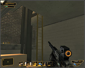 7 - (3) Peaceful option: Getting to the elevator - Securing Sarifs Manufacturing Plant - Deus Ex: Human Revolution Game Guide