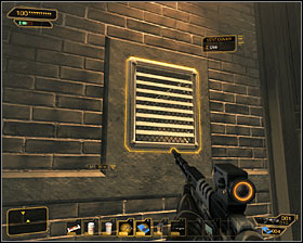 Return to the main warehouse - (3) Peaceful option: Getting to the elevator - Securing Sarifs Manufacturing Plant - Deus Ex: Human Revolution Game Guide