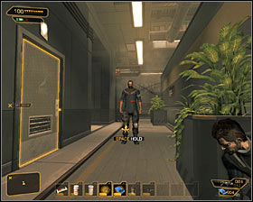 10 - (3) Peaceful option: Getting to the elevator - Securing Sarifs Manufacturing Plant - Deus Ex: Human Revolution Game Guide