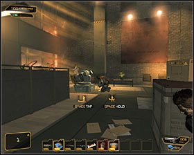 2 - (3) Aggressive option: Getting to the elevator - Securing Sarifs Manufacturing Plant - Deus Ex: Human Revolution Game Guide