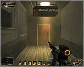 After the fight search for revolver ammo and combat riffle ammo and then examine opponents bodies - (5) Aggressive option: Securing the assembly lab - Lab 1 - Securing Sarifs Manufacturing Plant - Deus Ex: Human Revolution Game Guide