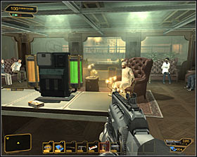 Carefully go straight ahead until you reach another air vent #1 - (6) Saving hostages - Securing Sarifs Manufacturing Plant - Deus Ex: Human Revolution Game Guide