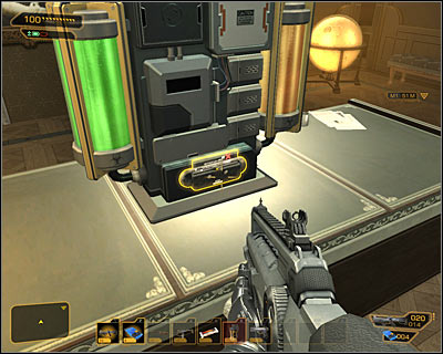 Approach the bomb mechanism (screen above) and interact with it - (6) Saving hostages - Securing Sarifs Manufacturing Plant - Deus Ex: Human Revolution Game Guide