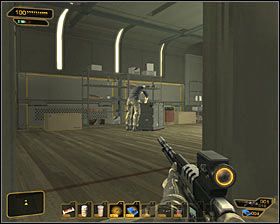 Return to main room and this time go to the southern storage room (Storage Room 03) #1 - (8) Peaceful option: Securing the assembly lab - Lab 2 - Securing Sarifs Manufacturing Plant - Deus Ex: Human Revolution Game Guide