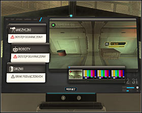 Interact with computer terminal #1 - (9) Getting to the server room - Securing Sarifs Manufacturing Plant - Deus Ex: Human Revolution Game Guide