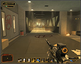 2 - (1) Crossing the administration building - Neutralize the Terrorist Leader - Deus Ex: Human Revolution Game Guide