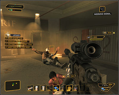 If you do not care about Zeke and you want to save Josie only, it would be good option to choose a fight (left dialog option) - (4) Meeting Sanders - Neutralize the Terrorist Leader - Deus Ex: Human Revolution Game Guide