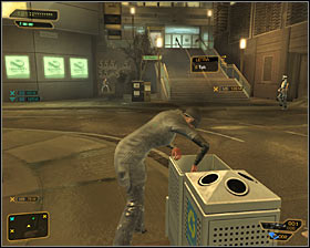 Approach an electronic lock #1 - (2) Getting inside the police station - Investigating the Suicide Terrorist - Deus Ex: Human Revolution Game Guide