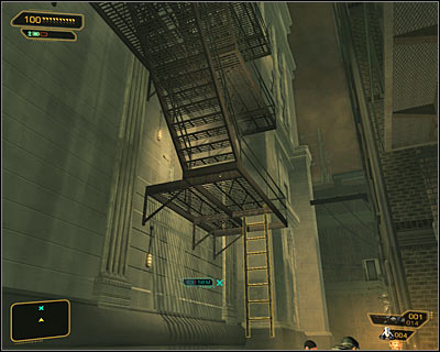 Head north - (2) Getting inside the police station - Investigating the Suicide Terrorist - Deus Ex: Human Revolution Game Guide