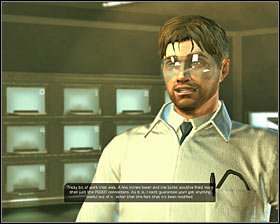 1 - (4) Examining the hackers corpse - Investigating the Suicide Terrorist - Deus Ex: Human Revolution Game Guide