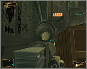 A second option is to take a main path leading to the gang hideout, located south from it #1 - (1) Peaceful option: Reaching the antenna - Stopping the Transmission - Deus Ex: Human Revolution Game Guide