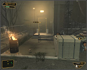 1 - (1) Investigating the helipad area - The Transmission - Deus Ex: Human Revolution Game Guide