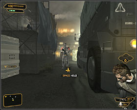 4 - (1) Getting near the main building - Following the Clues in Highland Park - Deus Ex: Human Revolution Game Guide