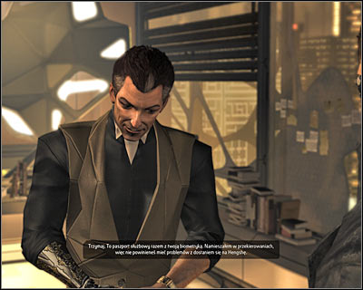 Return to Sarifs office and talk to him again - (2) Meeting with Sarif | Whispers of Conspiracy - Whispers of Conspiracy - Deus Ex: Human Revolution Game Guide