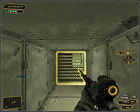 As Ive said, your objective is to reach the highest balcony inside the elevator shaft - (3) Peaceful solution: Entering the Hengsha Court Gardens building - Hunting the Hacker - Deus Ex: Human Revolution Game Guide