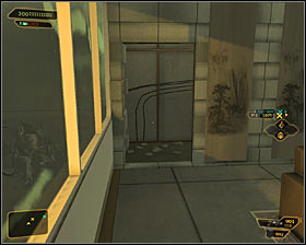 If somehow you cant or you dont want to use the hole in the wall, then you should look around the apartment - (5) Exploring the hackers apartment - Hunting the Hacker - Deus Ex: Human Revolution Game Guide