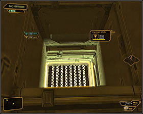 Using a ventilation shaft is a better plan if you dont want to by seen nor heard by the guards - (10) Peaceful solution: Leaving the main are of the hotel - Hunting the Hacker - Deus Ex: Human Revolution Game Guide