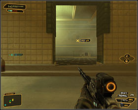 6 - (11) Travelling through the locker room area - Hunting the Hacker - Deus Ex: Human Revolution Game Guide