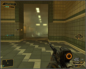 Sooner or later youll have to go through several smaller rooms #1 - (11) Travelling through the locker room area - Hunting the Hacker - Deus Ex: Human Revolution Game Guide