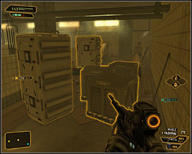 8 - (11) Travelling through the locker room area - Hunting the Hacker - Deus Ex: Human Revolution Game Guide